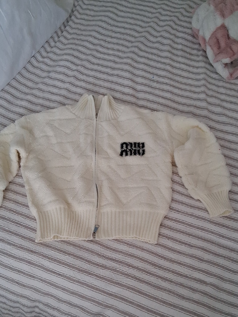 Miu Miu  Zip Up Top